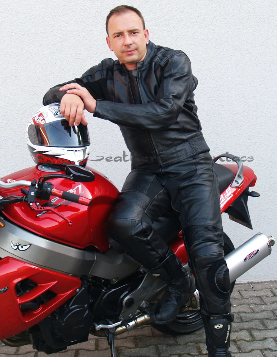 Leather biker hotsell outfit