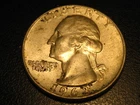 1963-D 90% Silver Washington Head Quarter BU Tone Spots
