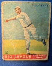 Top 10 Bill Terry Baseball Cards 21