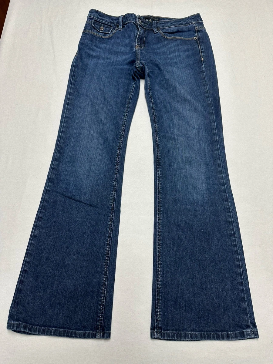 Jean Femme Banana Republic Taille 4 Jambe évasée - Délavé Bleu - Occasion Très Bon état