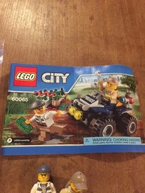 Lego City ATV Patrol 60065 100% Complete