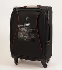 Heys Helix 21-Inch Lightweight, Expandable Carry-On Luggage (Black)