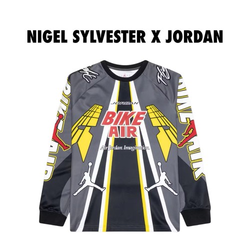 Jordan x Nigel Sylvester BMX Trikot Iron Grey HQ1729-068 Größe Xl XLarge Neu