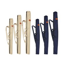 Fishing Rod Bag for Tarp Poles with Shoulder Strap Zippered Gear Organizer