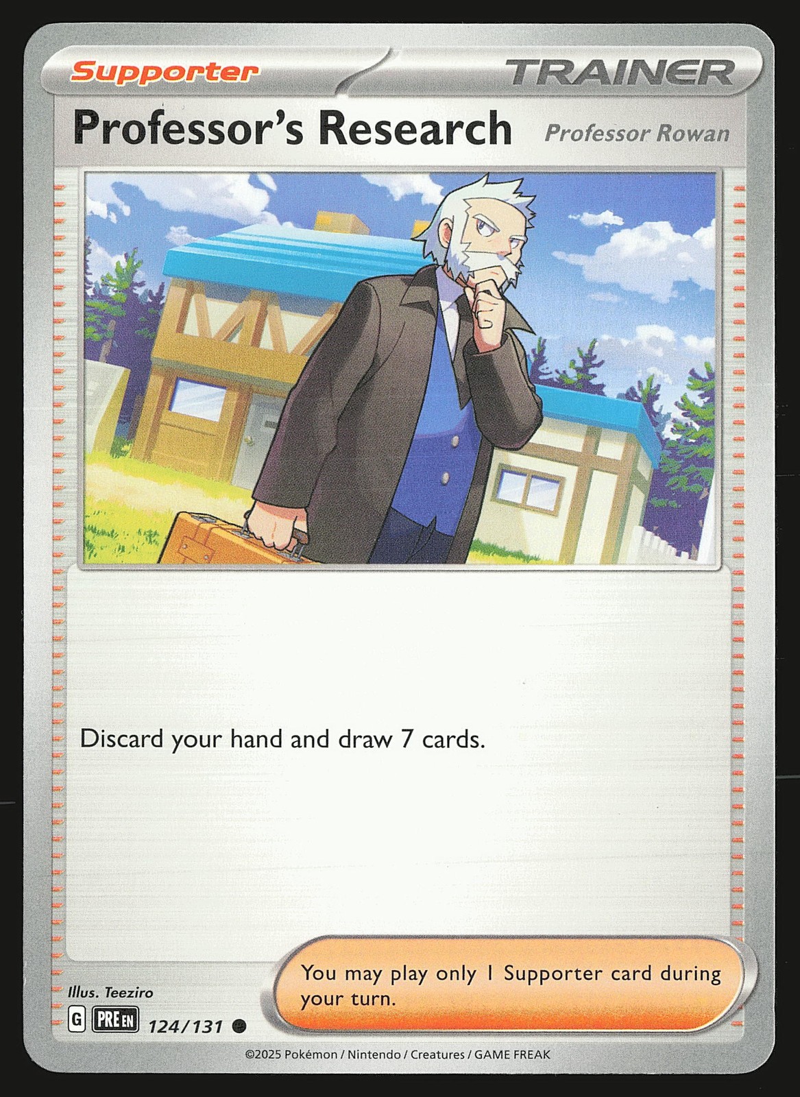 SV: Prismatic Evolutions Professor's Research [Professor Rowan] #124/131 Pokemon