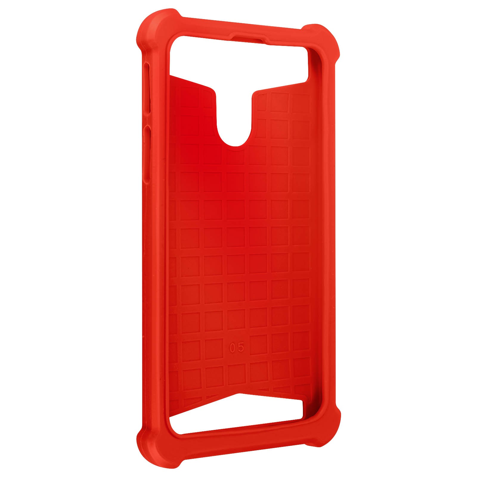 Coque universelle antichoc rouge pour protéger un écran de 4,7 à 5,3 pouces