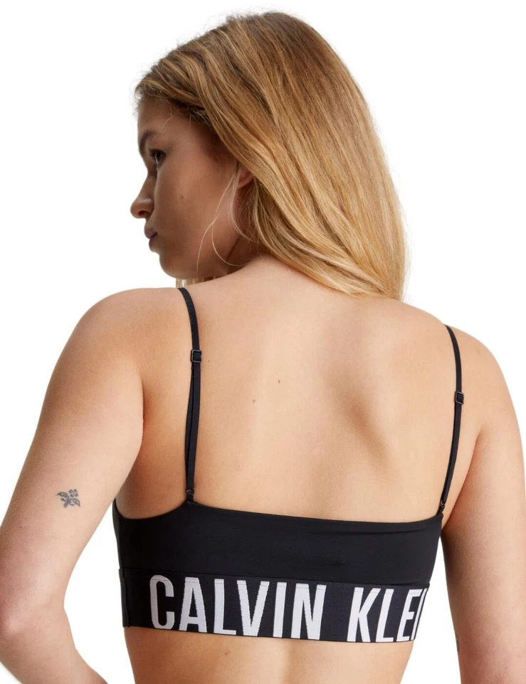 Calvin Klein Intense Power Unlined Bralette Wireless Womens Lingerie 000QF7631E - Image 2 of 4
