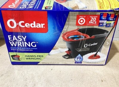 O-Cedar EasyWring Spin Mop and Bucket Set. Open Box. Inspected. Free Shipping!