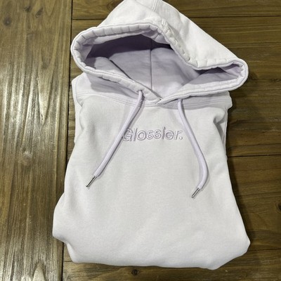 【日本未発売】glossier hoodie/S 限定カラー　パープル glossier limited edition lavender purple | Depop