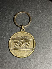 Boeing 767 Airplane Vintage Keyring - Aviation Rollout 1981 History Keychain