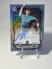 Ryan Sloan 2026 Bowman Chrome Mojo Refractor Auto Seattle Mariners