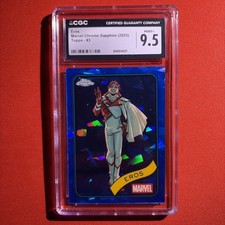Eros #3 CGC 9.5 Topps Chrome Sapphire 2025 Marvel Refractor