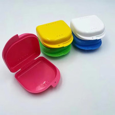 Orthodontic Retainer Box Teeth Mouth Denture Dental Case Guard Storage Containe