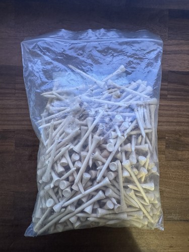 Neu 500 Bambus Golf Tees 7x stärker als Holz 2-3/4" Höhe - - Bild 3 von 3