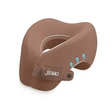 Travel Neck Pillow, Advanced Neck Support for International Light Coffee