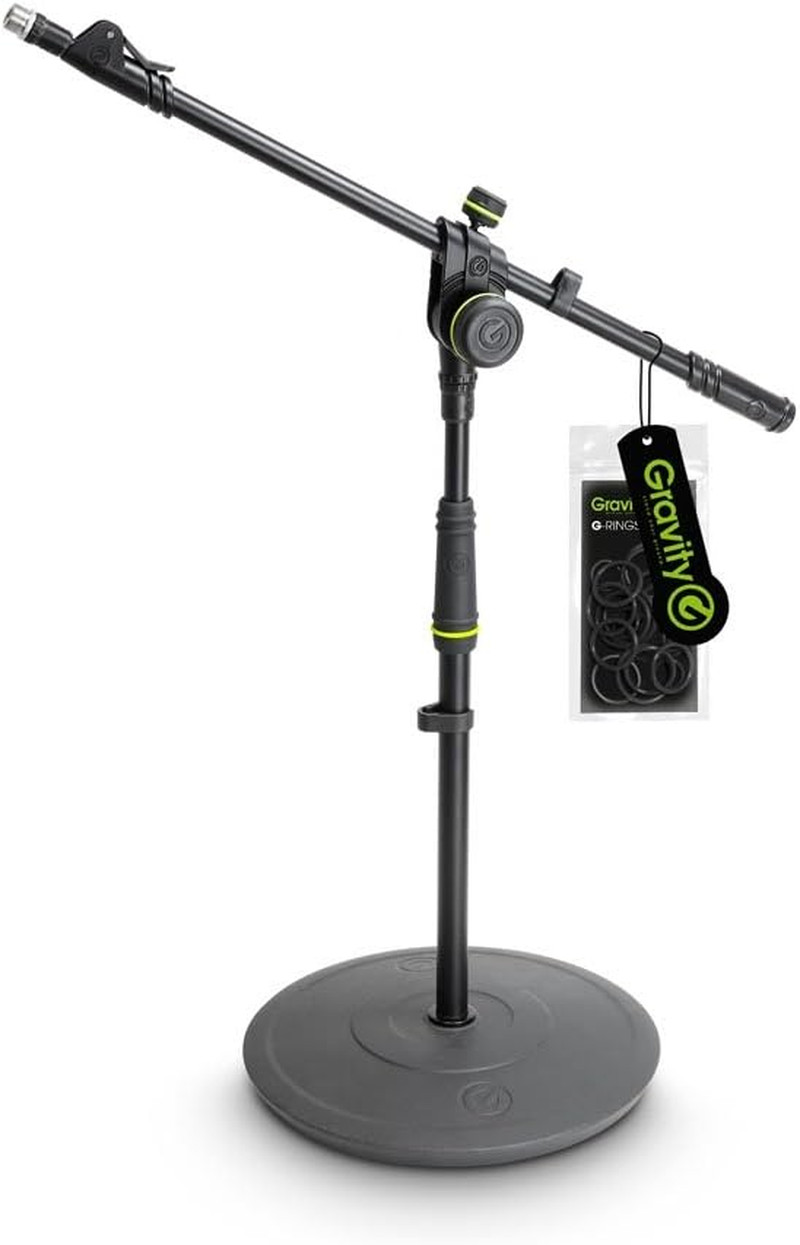 Gravity MS 2222 B Asta Corta Professionale con Base Tonda Salva Spazio
