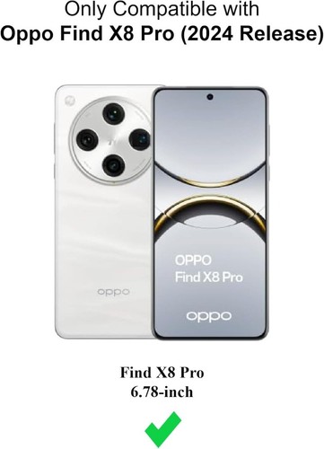 For OPPO Find X8 Pro 5G Case, Leather Wallet RFID Magnet Flip Stand Phone Cover - Zdjęcie 2 z 12
