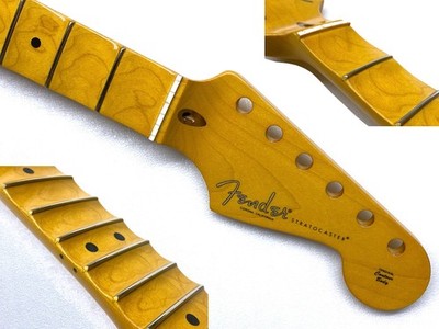 REAL PICS! Fender SCALLOPED USA American Pro II Maple Strat Neck 22 FretS 9.5'' C