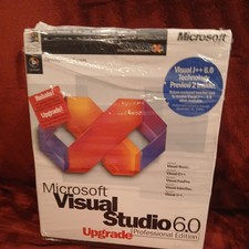 Microsoft Visual Studio 6.0 Professional Edition Upgrade W/keys