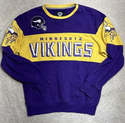 Minnesota Vikings Sweatshirt NFL Pullover Hands high By Jimmy Fallon Men s LG