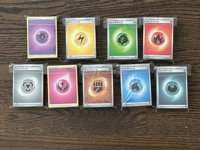 #ad Pokemon TCG 100 Card Basic Energy Bulk Lot Deck Building Crafts $10.95