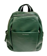 NAJ-OLEARI Zaino Donna Verde,  30×27,5×13 cm, con Scomparti Multipli