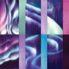 Stampin Up LIGHTS OF AURORA 24 Sheets 6x6 DSP, BEAUTIFUL NORTHERN LIGHTS