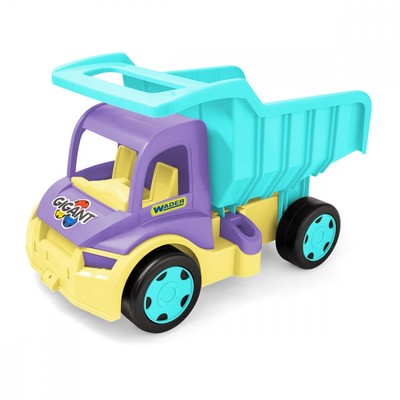 5900694650237 Vehicle Giant dump truck purple and turquoise Wader