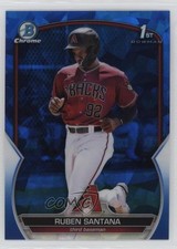 2023 Bowman Sapphire Edition Chrome Prospects Ruben Santana #BCP-42 1g5d