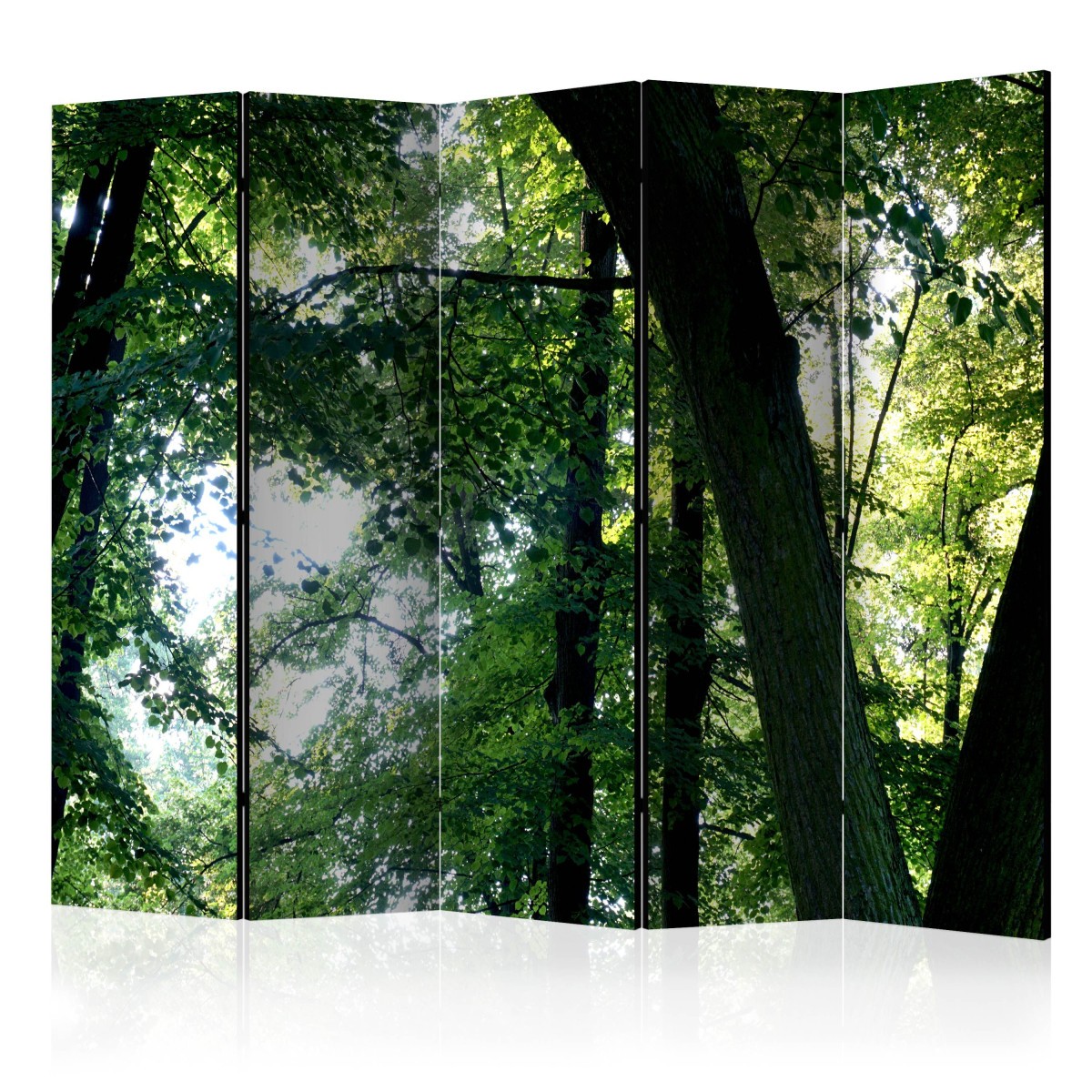 Paravent 5 volets Spring in the Park 172x225 cm en toile intissée décorative