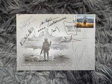 Envelope «Russian Warship GO f**k Yourself» with cancellation + autographs RARE