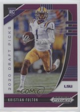 2020 Panini Prizm Draft Picks Rookies Purple Kristian Fulton #158 0z8z