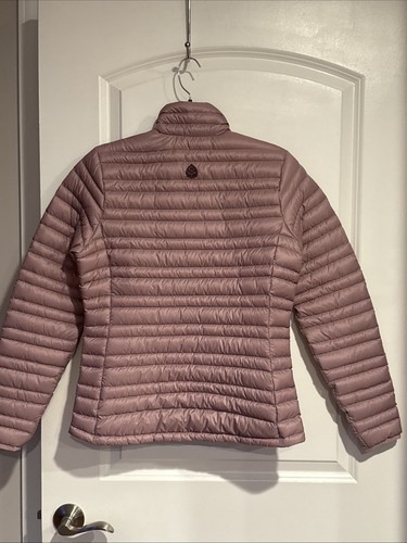 NUEVO CON ETIQUETAS Stio Piñón Plumón Suéter Chaqueta Prendas exteriores 800 Berry Smoke Para mujer Talla XL - Imagen 4 de 6