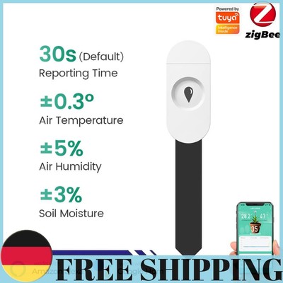 Zigbee Humidity Temperature Tester Temperature and Humidity Meter for Garden