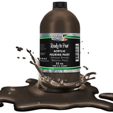 Pouring Masters Antique Bronze Metallic Pearl 32oz Water-Based Acrylic Paint