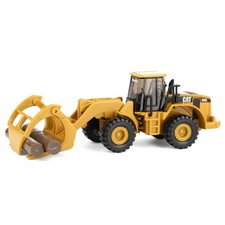 Diecast Masters 1/87 CAT 950G Wheel Loader with Fork and Wood Log 84661CS