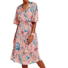 Anthropologie Maeve Adelaide Wrap Dress Size S retail $148