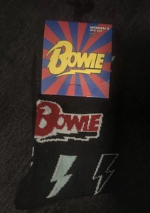 david bowie lightning bolt socks for days when regular socks just wont rock NWT