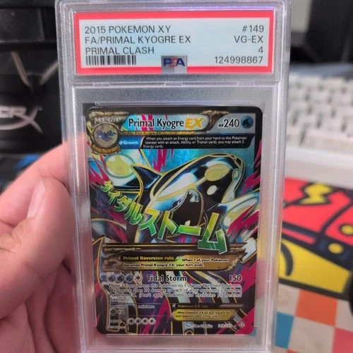 2015 Pokemon XY Primal Clash Primal Kyogre EX Full Art 149/160 #149 PSA 4