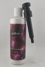 WEN BY CHAZ DEAN WINTER CRANBERRY MINT CLEANSING CONDITIONER.16 OZ  BOX & PUMP