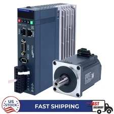 STEPPERONLINE 400W EtherCAT AC ServoMotor 3000rpm 1.27Nm 17-Bit Absolute Encoder