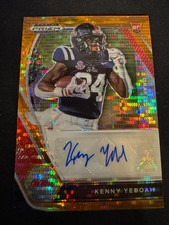 2021 Panini Prizm Draft Picks - Kenny Yeboah (23/49) - Orange Pulsar Auto