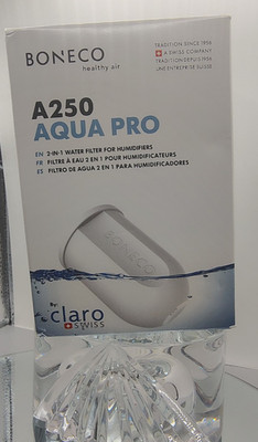 Boneco A250 Aqua Pro Humidifier Water Filter Cartridge 2in1 Claro Swiss NOB B18