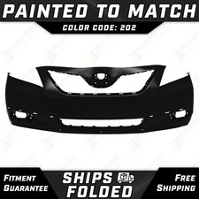 New Painted 202 Black Front Bumper Cover Fascia For 2007-2009 Toyota Camry Se New Painted 202 Black Front Bumper Cover Fascia For 2007-2009 Toyota Camry Se