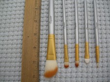 LOT 5 MAKEUP FACE BRUSHES Powder Blush Eyeshadow Eyeliner Blend Mixed NEW