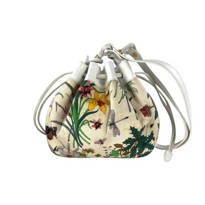 Gucci Vintage Flora Drawstring Crossbody Bag | eBay