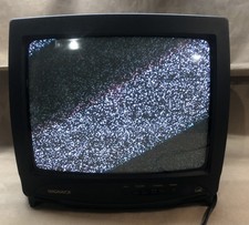 Magnavox MT1301B101 AC 120V 60Hz 53W 13  CRT TV  POWERED ON AND TESTED 