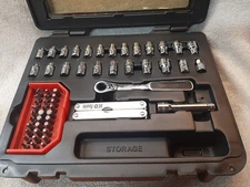 Gearwrench GearRatchet 1/4”Pass Through Ratchet  Set KD Tools New Old Stock 