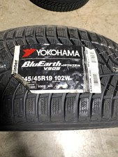 2 New 245 45 19 Yokohama Blu Earth Winter V905 Snow Tires