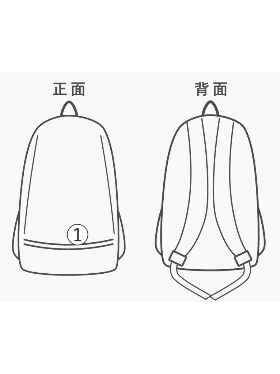 BRIEFING Backpack Polyester Blue Solid Color - image 7